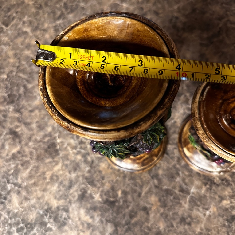 Grape candle holders, see pictures for measurements. - Picture 5 of 7